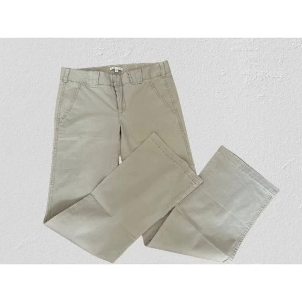 VINCE Casual Pants Cotton Strait Cut Chino 4 Pockets Gray Size 4
